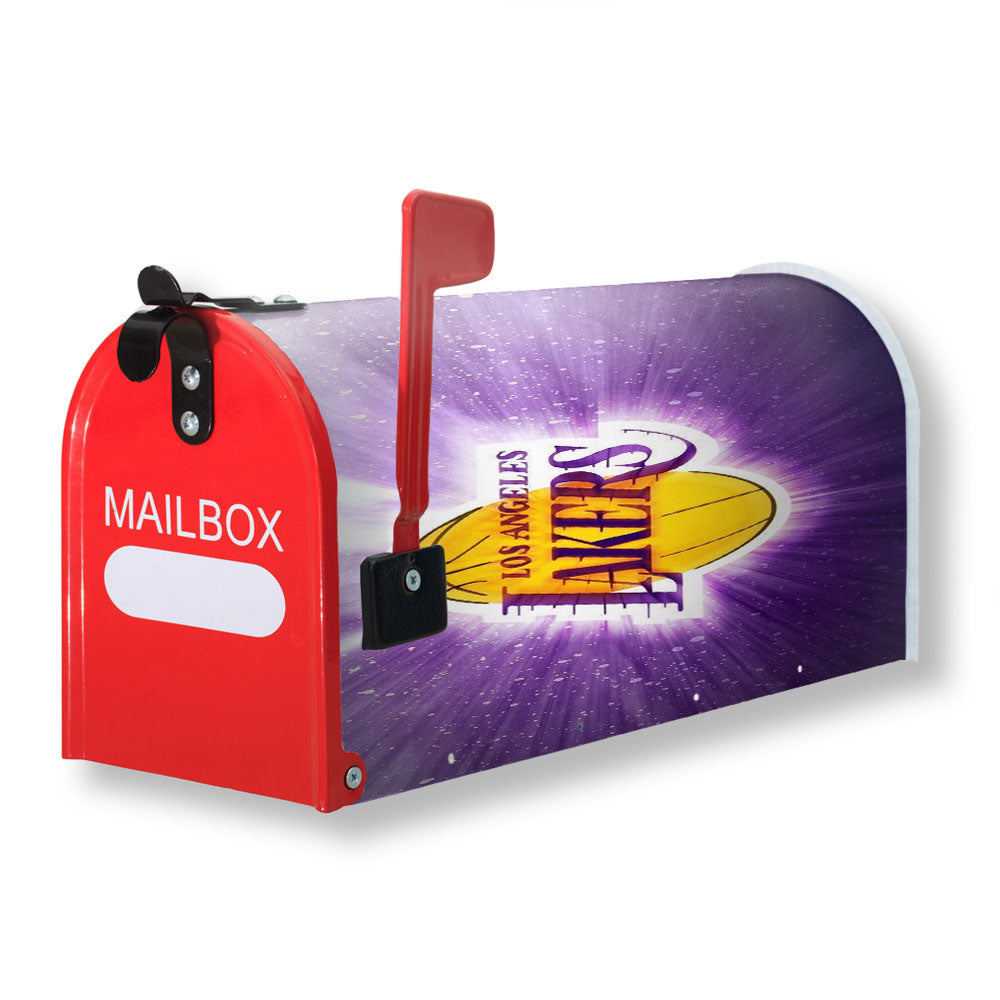 Los Angeles Lakers Purple Galaxy Magnetic Mailbox Cover - 18.0" x 21.0"