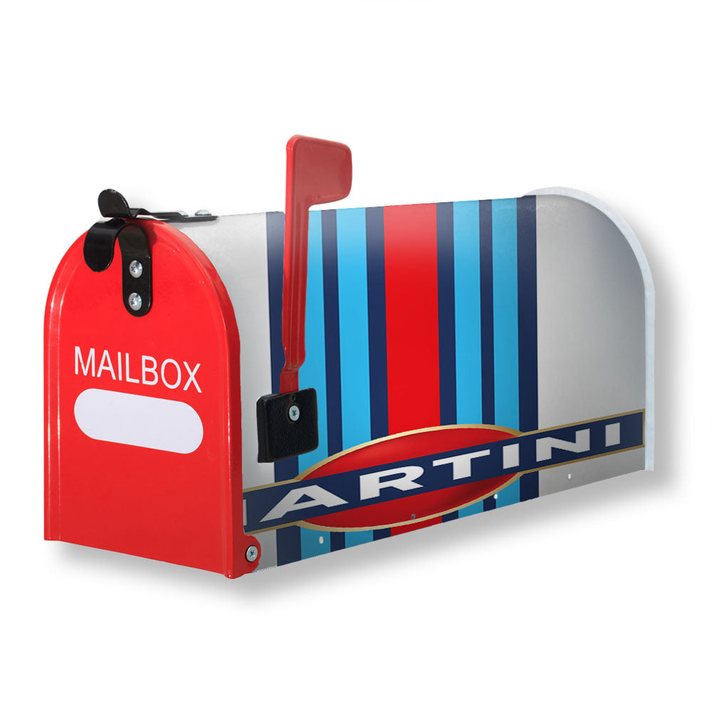 Martini Porsche Car Wallpaper Logo Magnetic Mailbox Cover - 18.0" x 21.0"