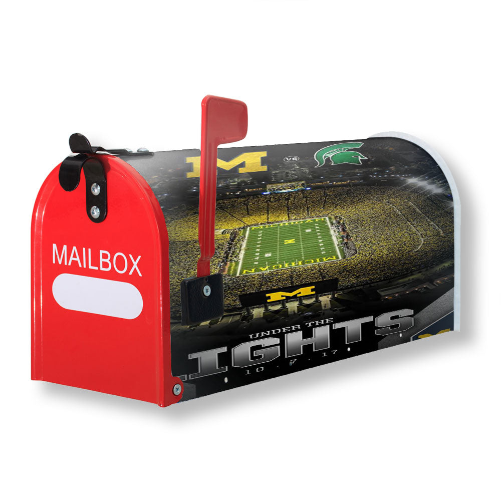 Michigan Wolverines Stadium Magnetic Mailbox Cover - 18.0" x 21.0"