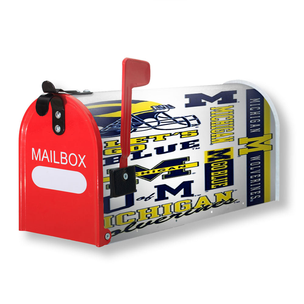 Michigan Wolverines Team Magnetic Mailbox Cover - 18.0" x 21.0"