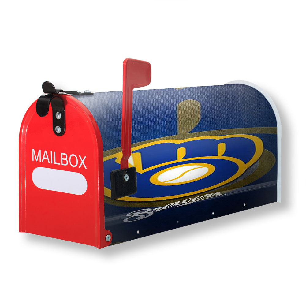 Milwaukee Brewers Mlb Magnetic Mailbox Cover - 18.0" x 21.0"