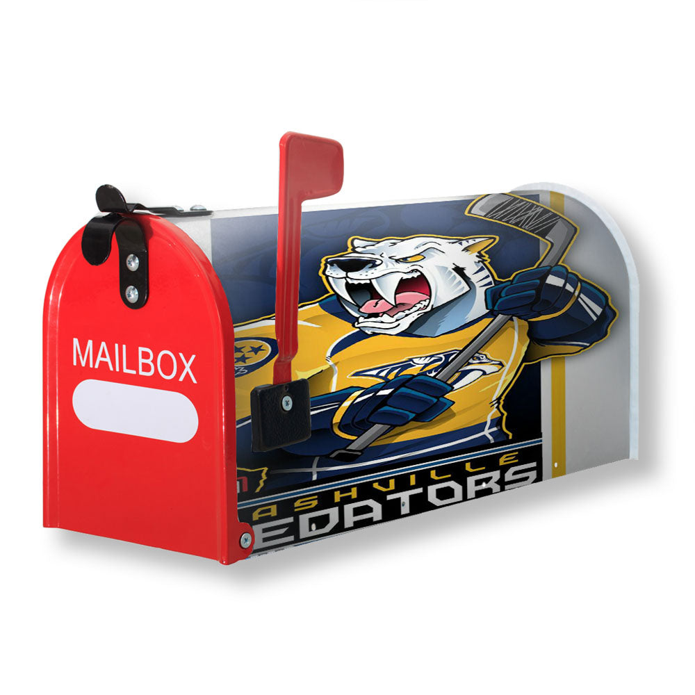 Nashville Predators Hockey Magnetic Mailbox Cover - 18.0" x 21.0"