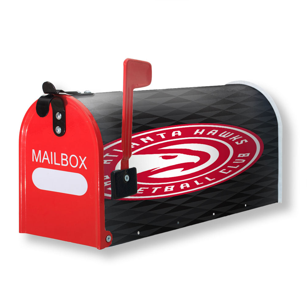 Nba Atlanta Hawks Logo Black Wallpapers Magnetic Mailbox Cover - 18.0" x 21.0"