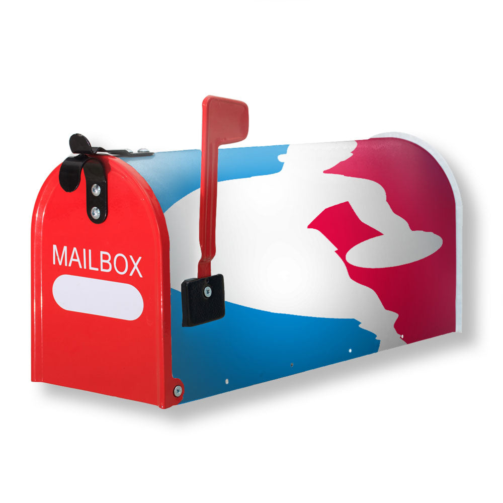 Nba Basket Ball Wallpaper Logo Magnetic Mailbox Cover - 18.0" x 21.0"