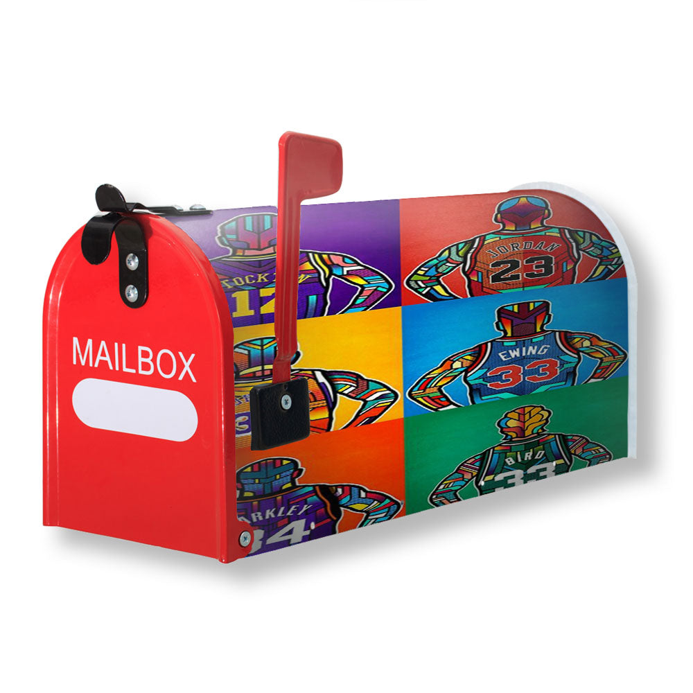 Nba Best Basket Ball Magnetic Mailbox Cover - 18.0" x 21.0"