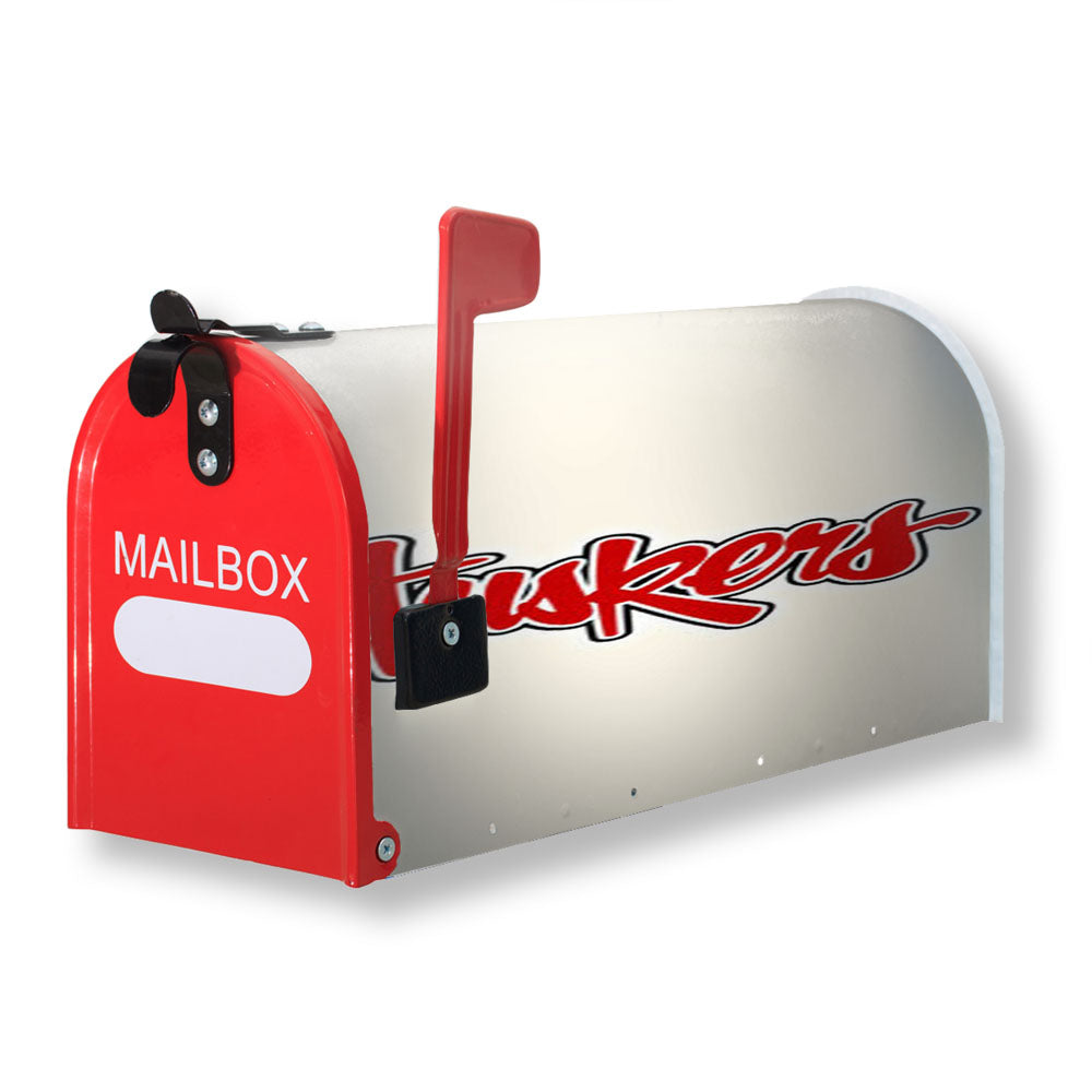 Nebraska Cornhuskers White Magnetic Mailbox Cover - 18.0" x 21.0"