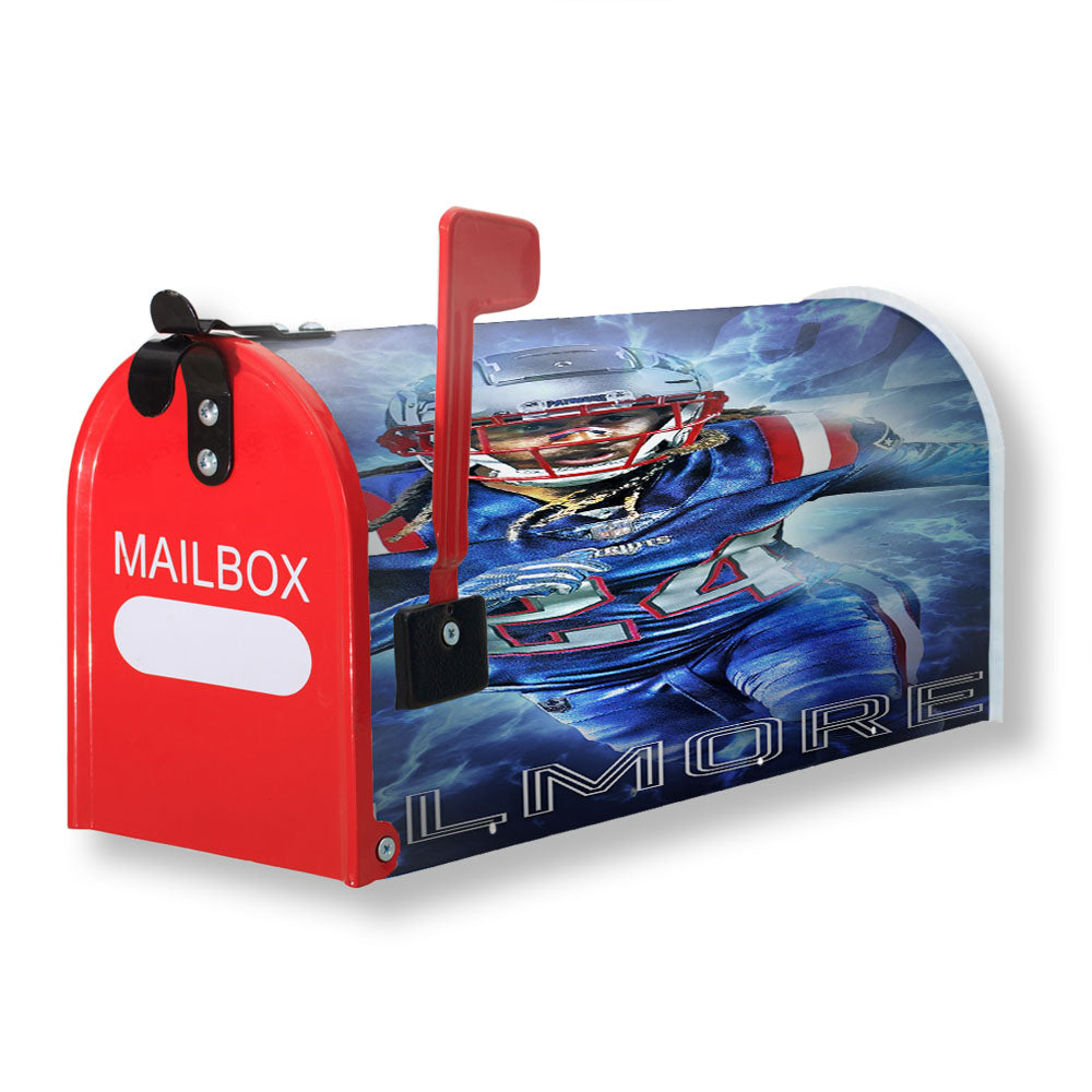 New England Patriots Stephon Gilmore 2 Magnetic Mailbox Cover - 18.0" x 21.0"
