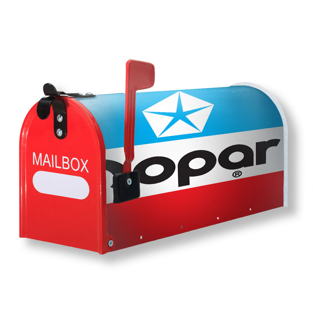 New Mopar Logo Magnetic Mailbox Cover - 18.0" x 21.0"