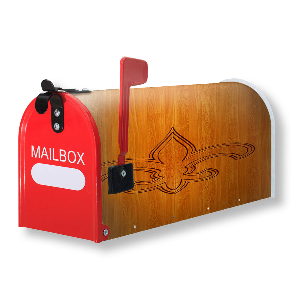 New Orleans Saints Wooden Magnetic Mailbox Cover - 18.0" x 21.0"
