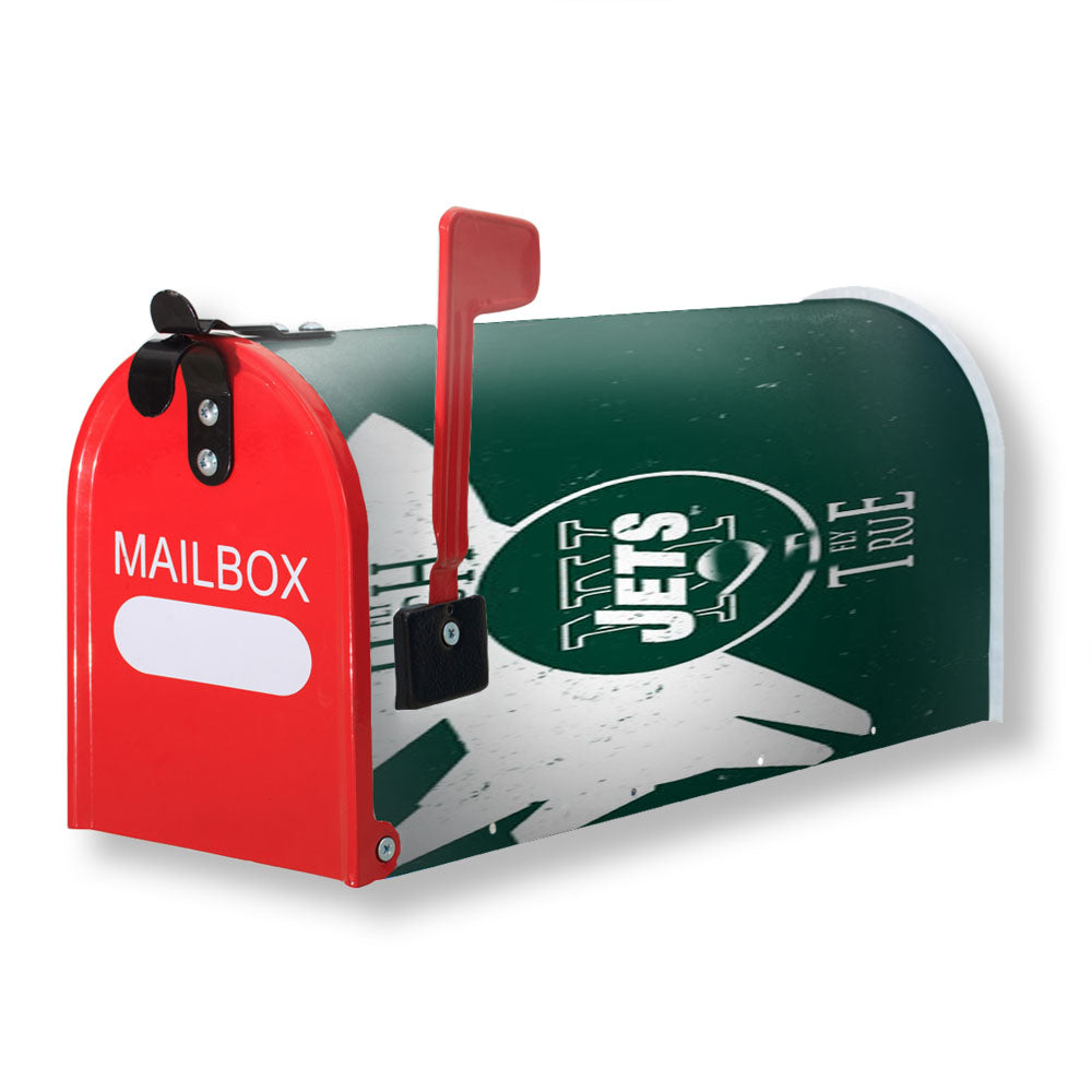 New York Jets Football Magnetic Mailbox Cover - 18.0" x 21.0"