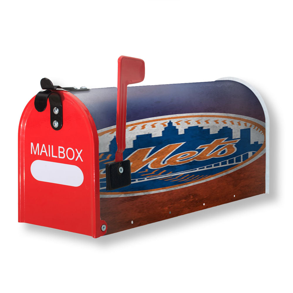 New York Mets Texture Magnetic Mailbox Cover - 18.0" x 21.0"