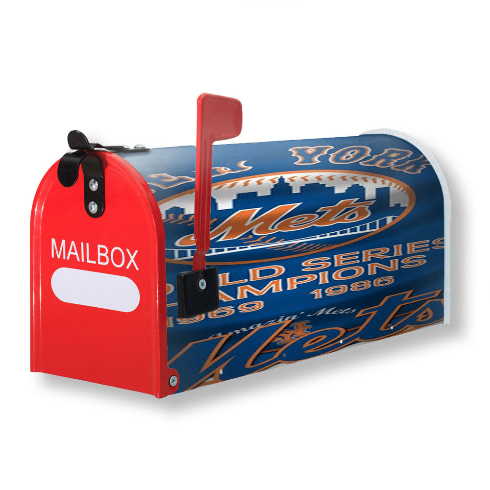 New York Mets World Series Magnetic Mailbox Cover - 18.0" x 21.0"