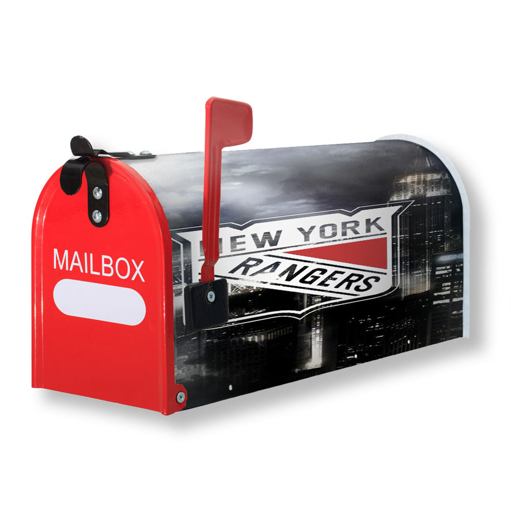 New York Rangers 4 Magnetic Mailbox Cover - 18.0" x 21.0"