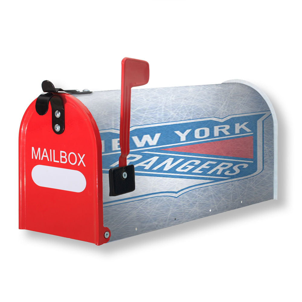 New York Rangers Art Magnetic Mailbox Cover - 18.0" x 21.0"