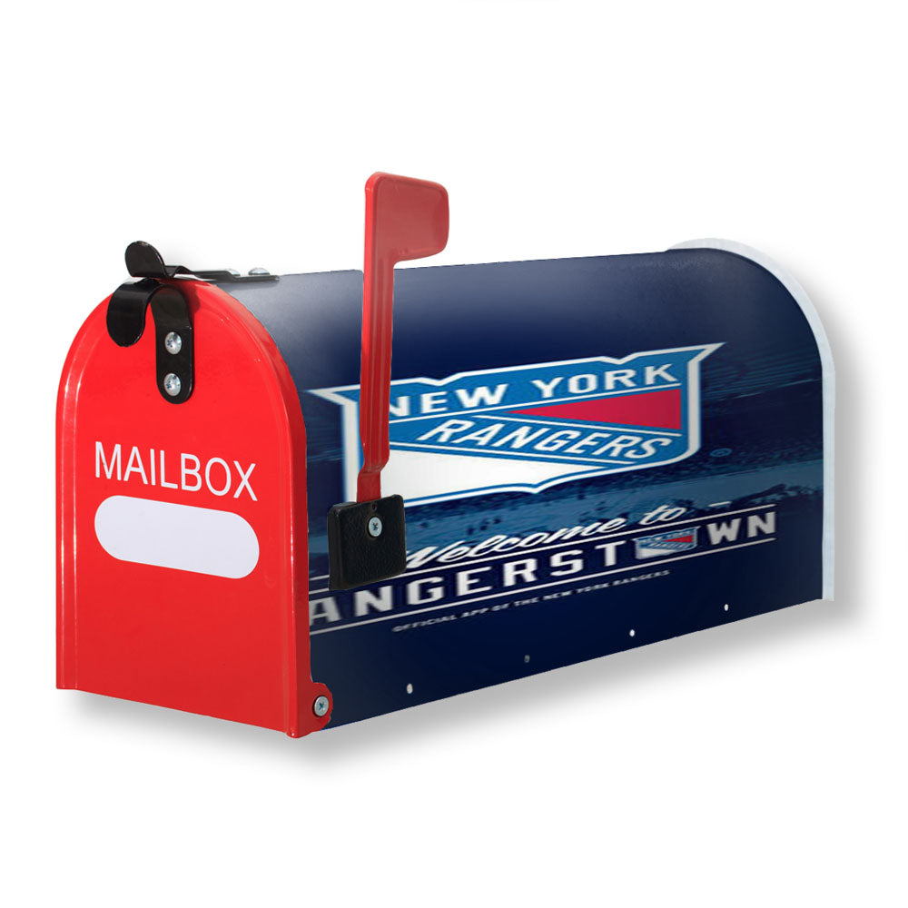 New York Rangers Field Magnetic Mailbox Cover - 18.0" x 21.0"