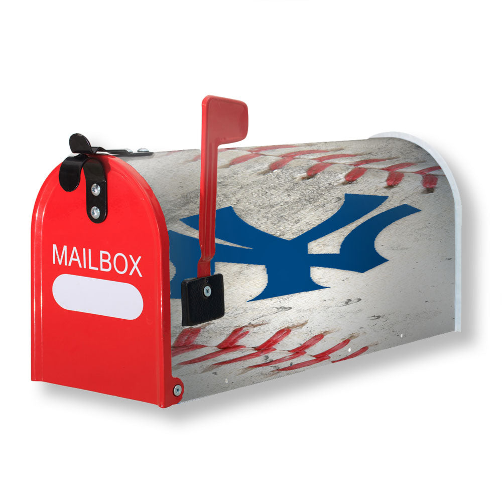 New York Yankees Logo Baseball Ball Magnetic Mailbox Cover - 18.0" x 21.0"