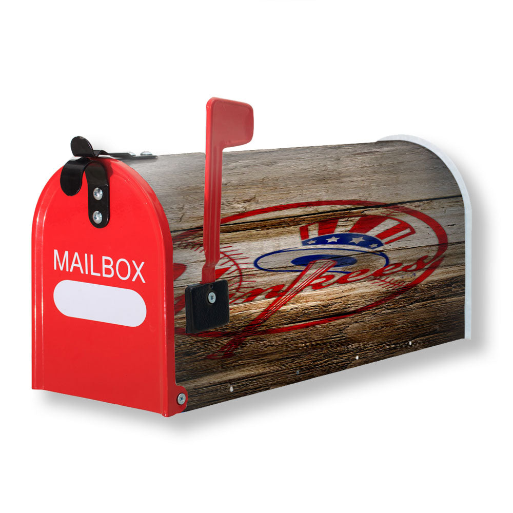 New York Yankees Wood Magnetic Mailbox Cover - 18.0" x 21.0"