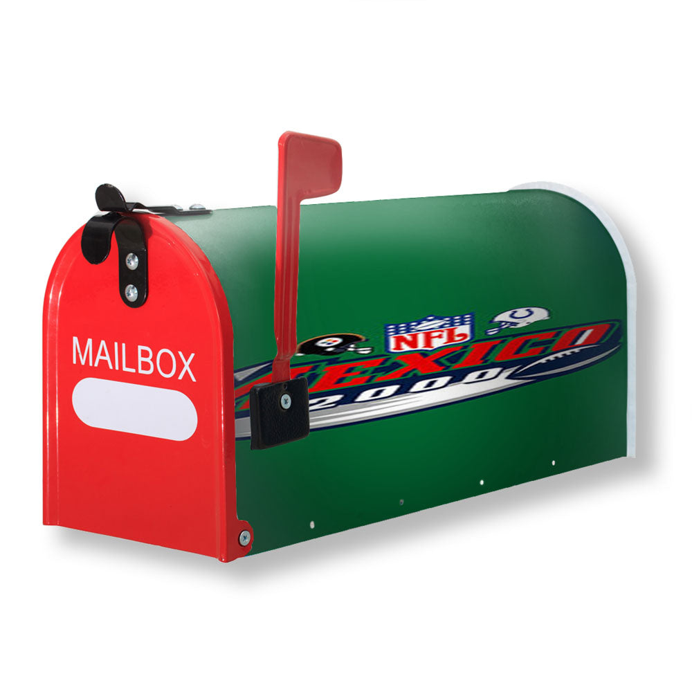Nfl Mexico 2000 Green Magnetic Mailbox Cover - 18.0" x 21.0"