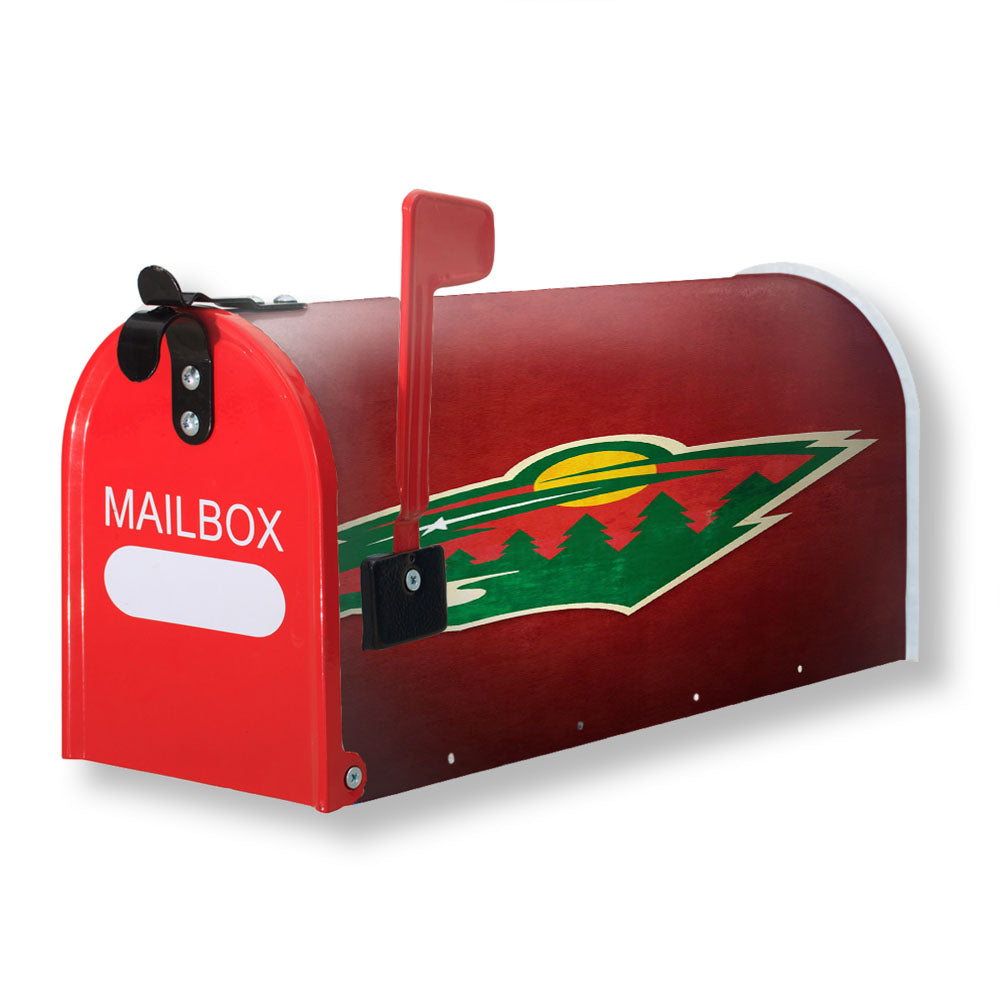 Nhl Minnesota Wild Sport Logo Magnetic Mailbox Cover - 18.0" x 21.0"