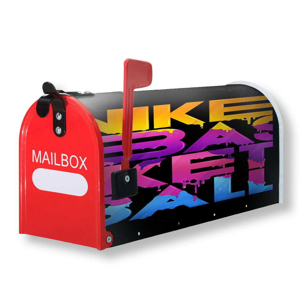 Nike Basket Ball Art Design Magnetic Mailbox Cover - 18.0" x 21.0"