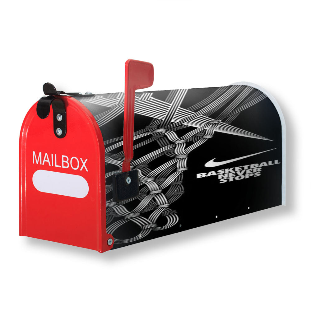 Nike Basketball Never Stops Art Magnetic Mailbox Cover - 18.0" x 21.0"