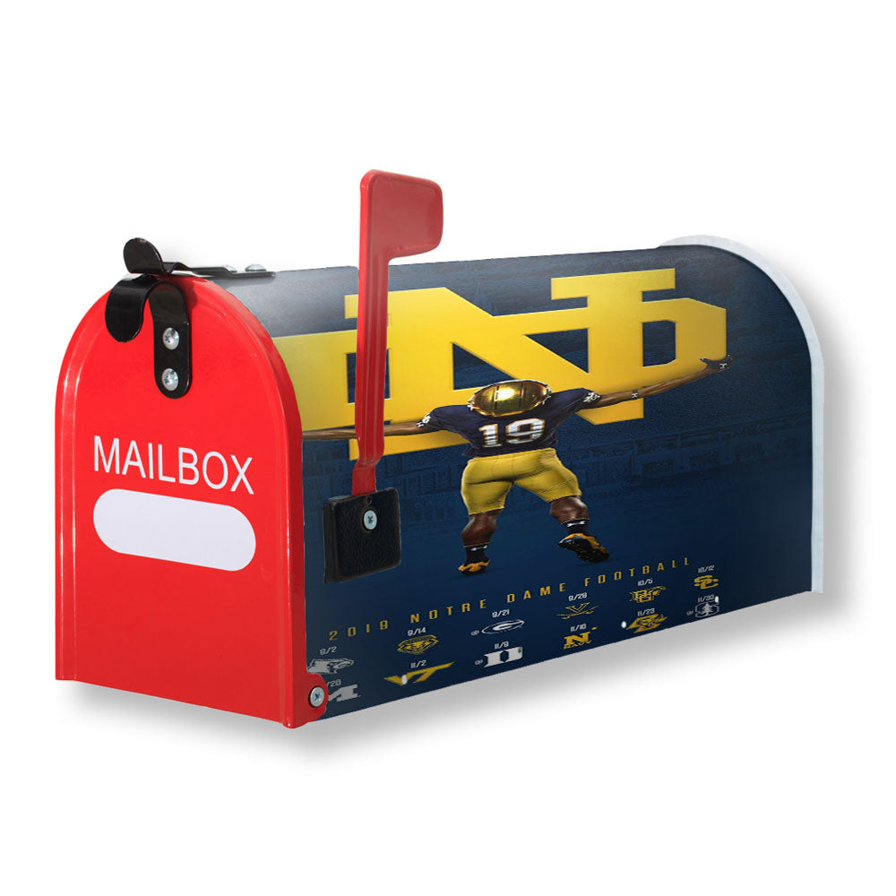 Notre Dame Football Wallpaper Magnetic Mailbox Cover - 18.0" x 21.0"