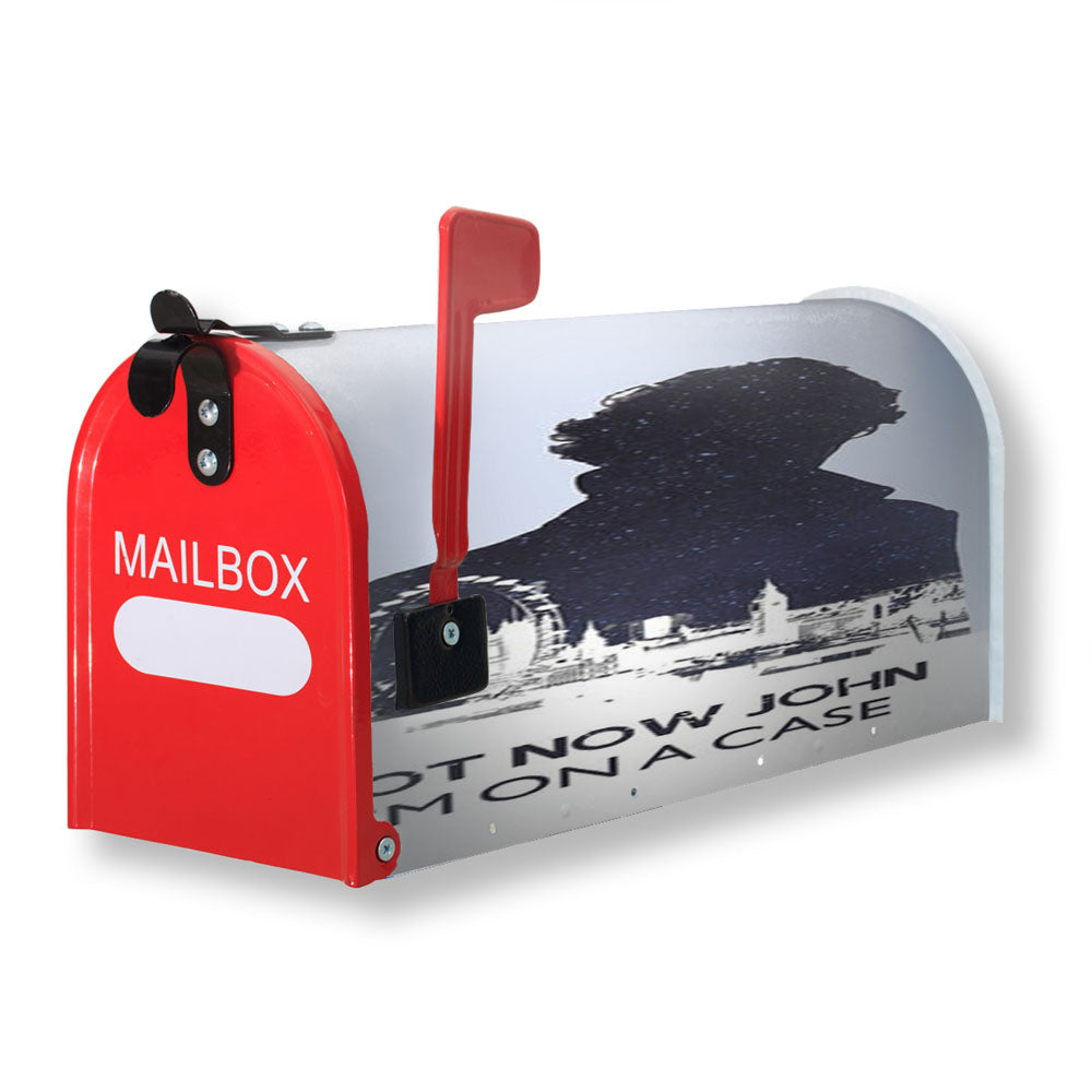Now Now John, I'M On A Case Magnetic Mailbox Cover - 18.0" x 21.0"
