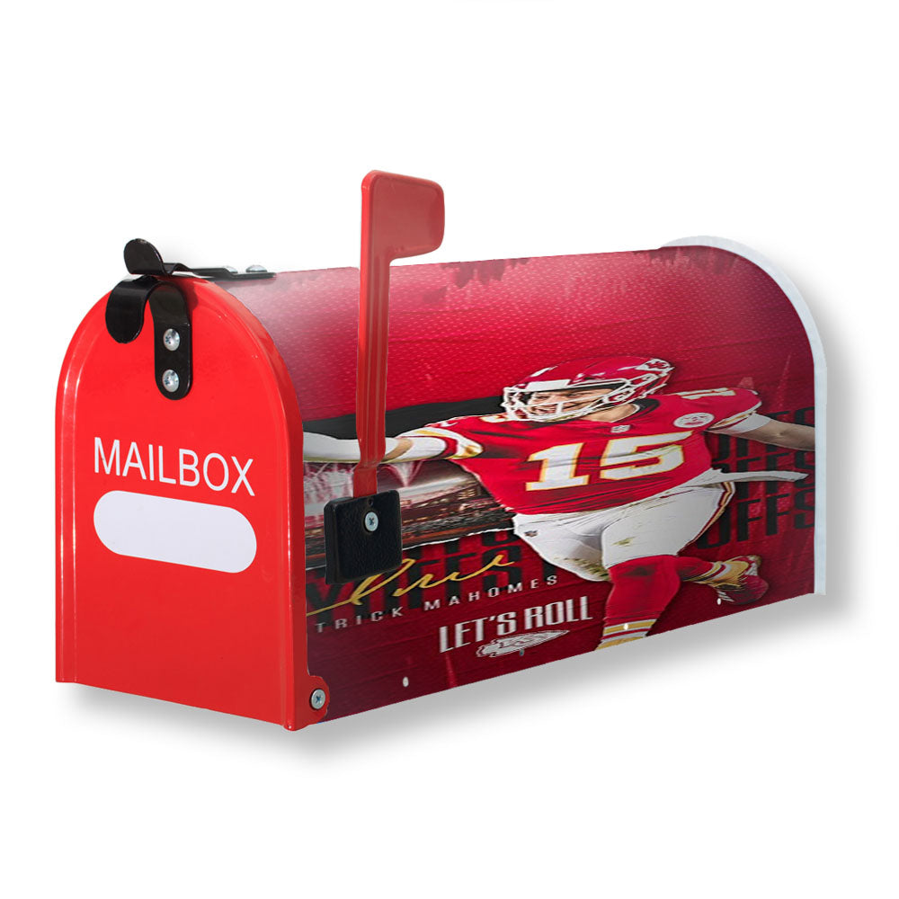 Patrick Mahomes Kansas City Chiefs Magnetic Mailbox Cover - 18.0" x 21.0"