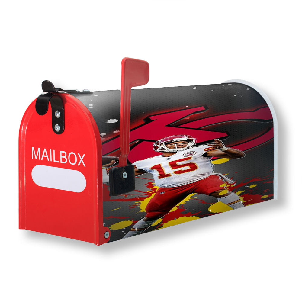 Patrick Mahomes Kc Chiefs Nfl Magnetic Mailbox Cover - 18.0" x 21.0"