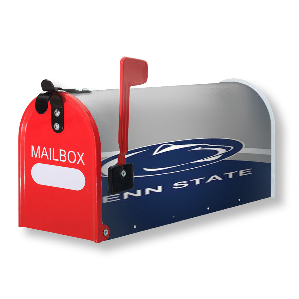 Penn State Blue Grey Circle Magnetic Mailbox Cover - 18.0" x 21.0"