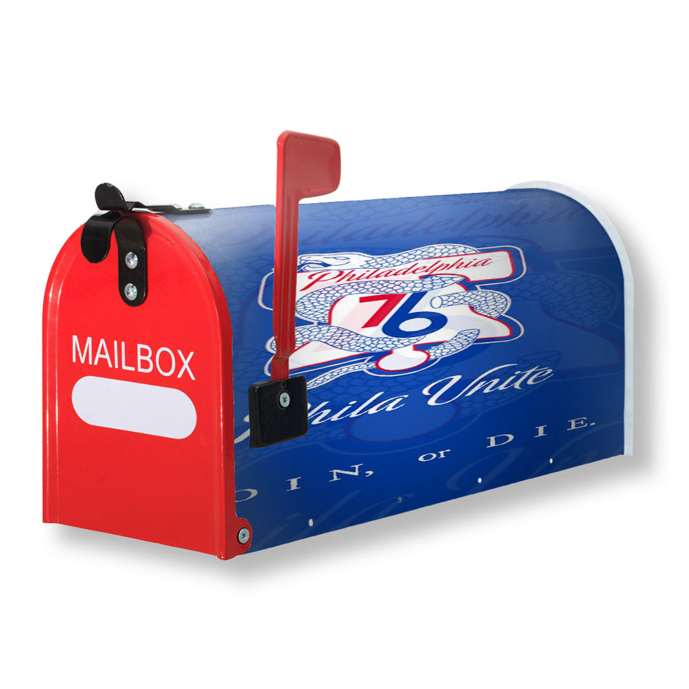 Philadelphia 76Ers Snake Logo Phila United Magnetic Mailbox Cover - 18.0" x 21.0"