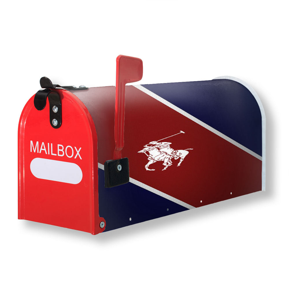 Polo Ralph Lauren Stripe Logo Magnetic Mailbox Cover - 18.0" x 21.0"