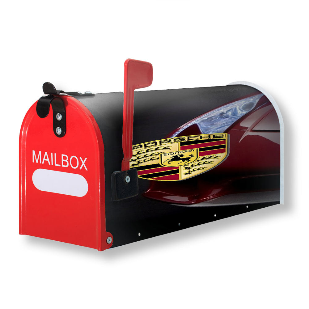 Porsche Car Emblem Art Magnetic Mailbox Cover - 18.0" x 21.0"