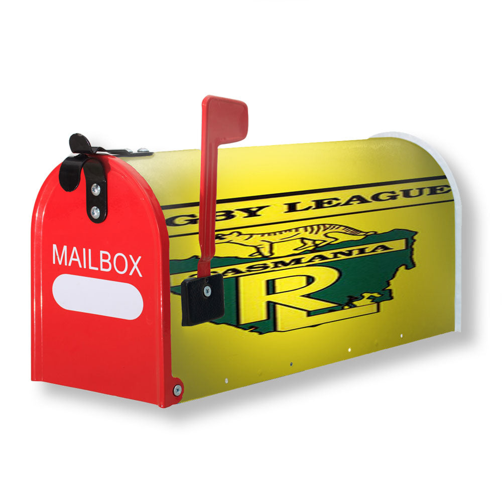 Rugby League Tasmania Yellow Magnetic Mailbox Cover - 18.0" x 21.0"