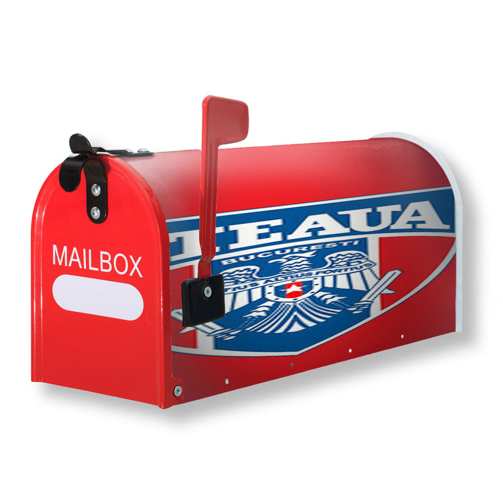 Rugby Steaua Logo Red Magnetic Mailbox Cover - 18.0" x 21.0"