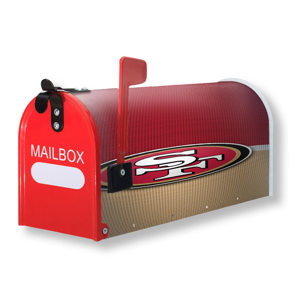 San Francisco 49Ers Logo Jersey Magnetic Mailbox Cover - 18.0" x 21.0"