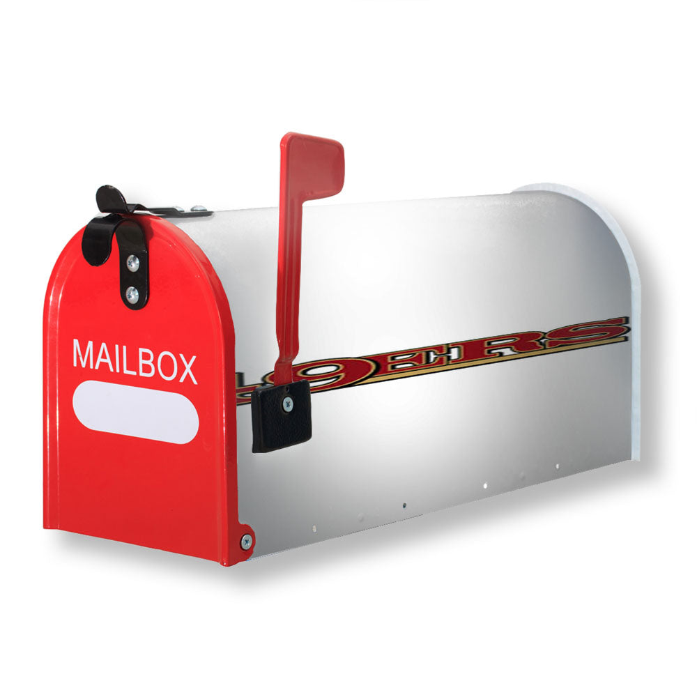 San Francisco 49Ers Text Magnetic Mailbox Cover - 18.0" x 21.0"