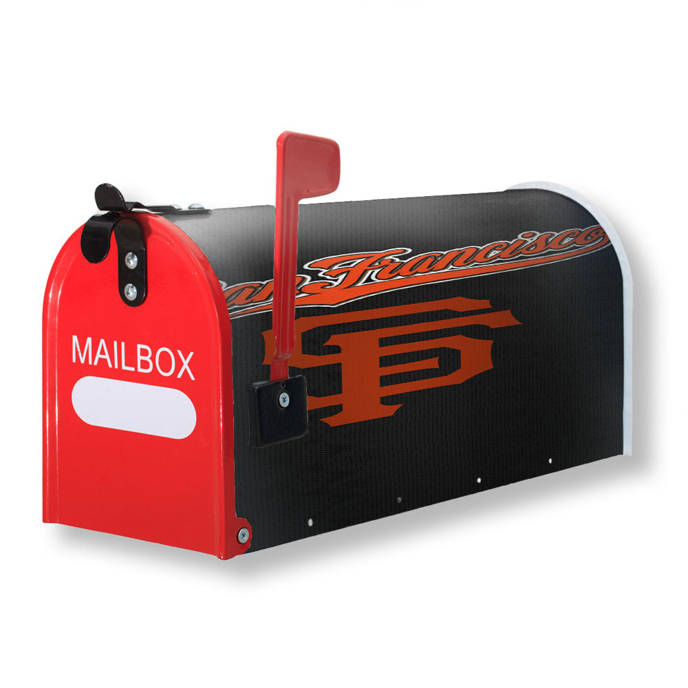 San Francisco Giant Black Magnetic Mailbox Cover - 18.0" x 21.0"