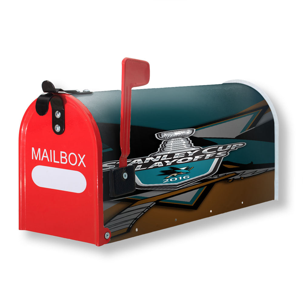 San Jose Sharks 2016 Playoffs Magnetic Mailbox Cover - 18.0" x 21.0"