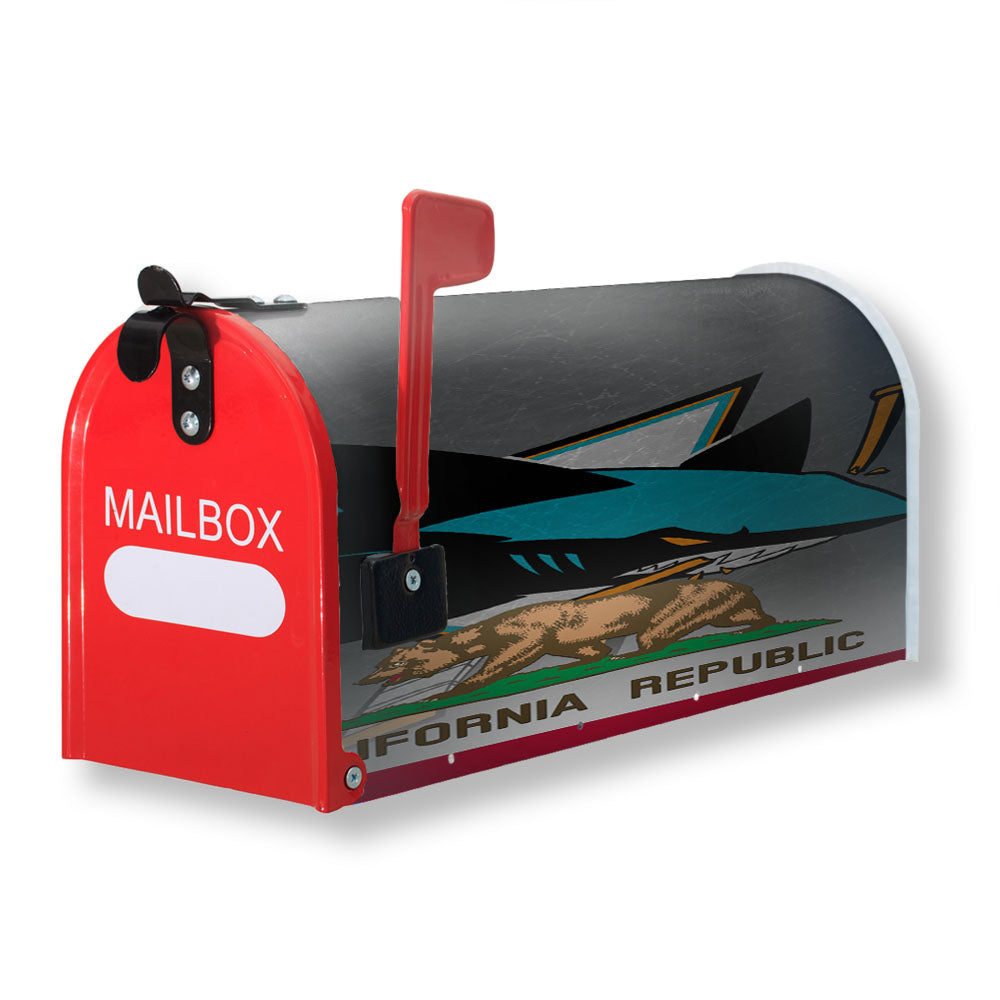 San Jose Sharks California Republic Magnetic Mailbox Cover - 18.0" x 21.0"