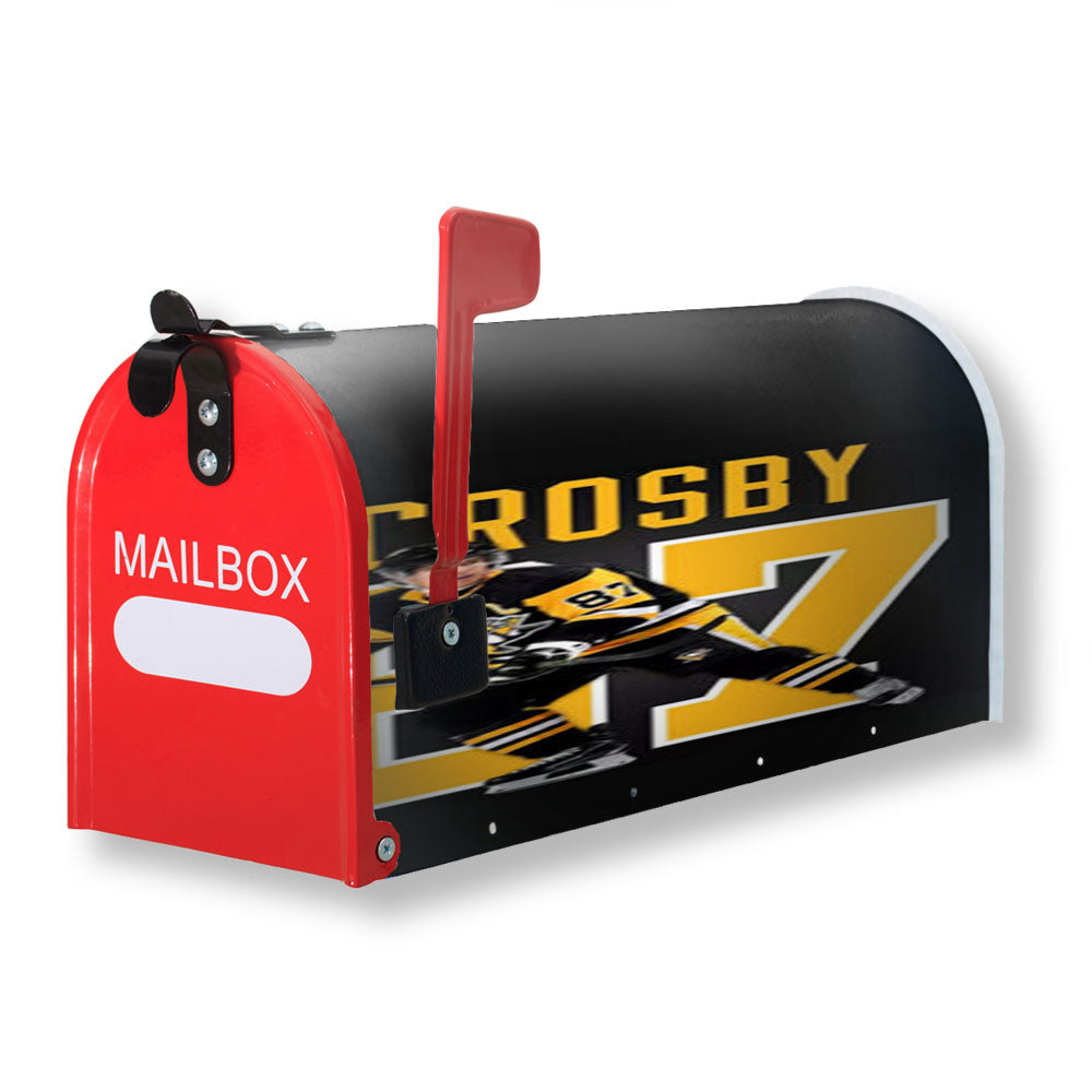Sidney Crosby 87 Pittsburgh Penguins Magnetic Mailbox Cover - 18.0" x 21.0"