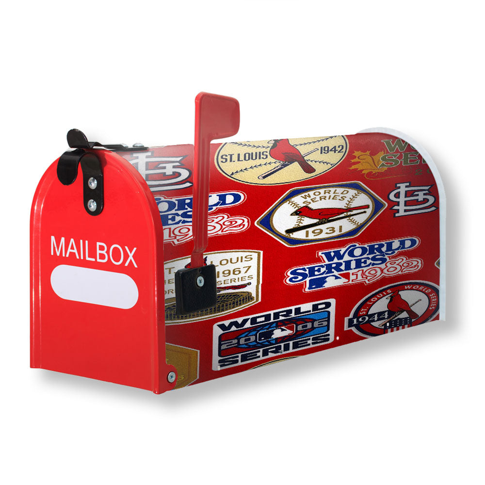 St Louis Cardinals World Series Emblem Magnetic Mailbox Cover - 18.0" x 21.0"