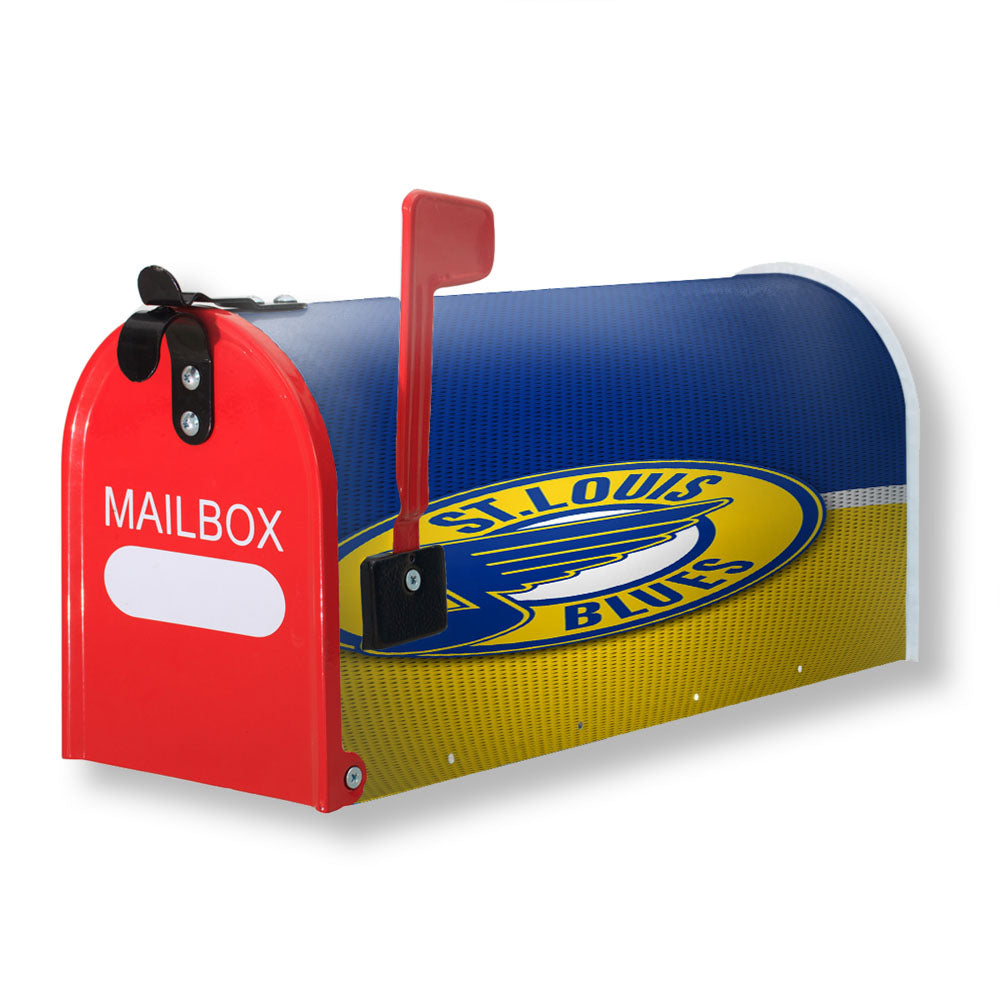 St Louis Logo Blue Yellow Jersey Magnetic Mailbox Cover - 18.0" x 21.0"