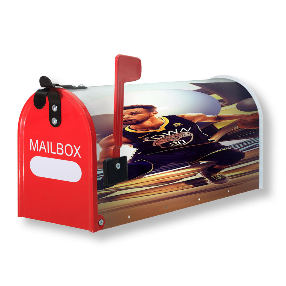 Stephen Curry Dunk Basketball Player Magnetic Mailbox Cover - 18.0" x 21.0"