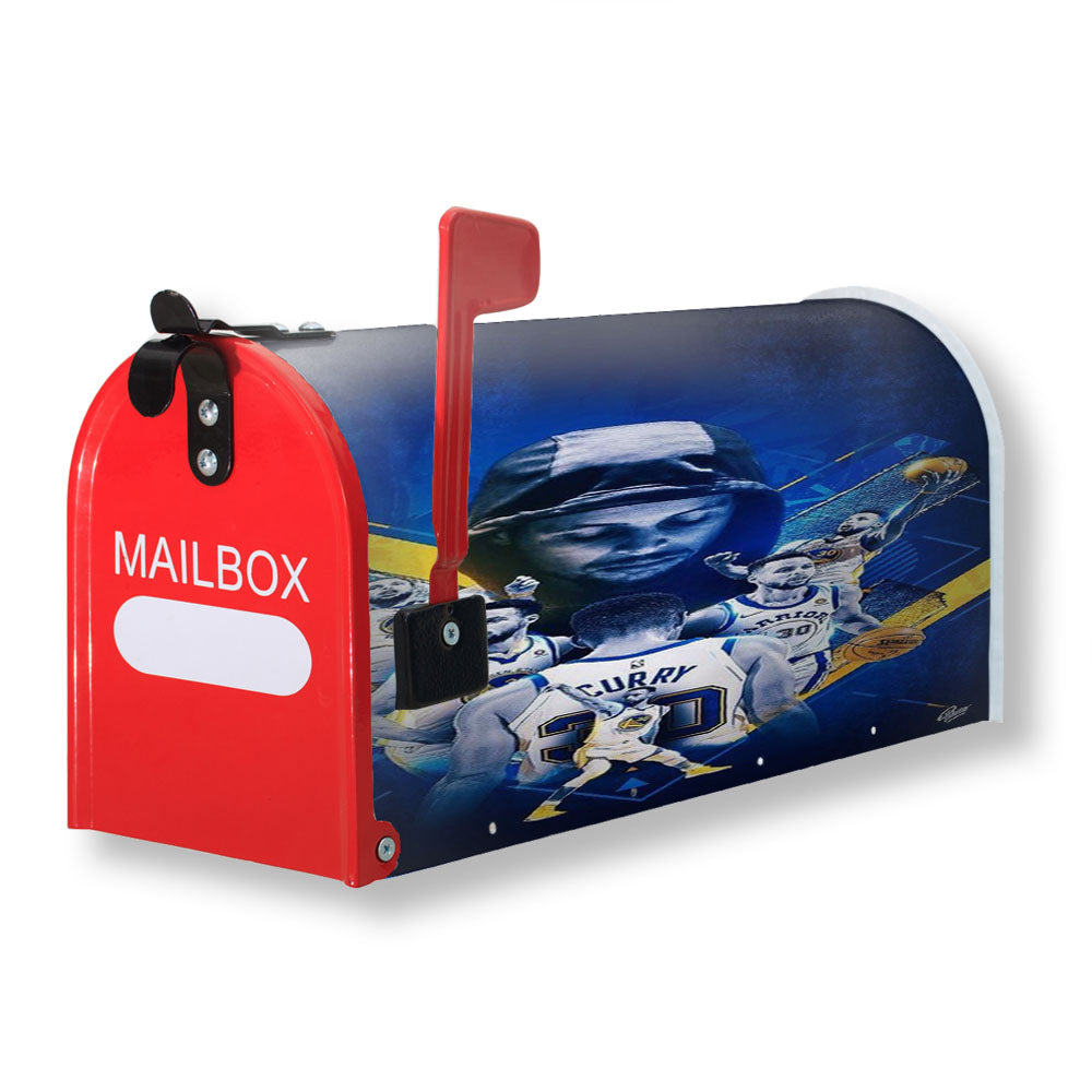 Stephen Curry Is A Warriors Magnetic Mailbox Cover - 18.0" x 21.0"
