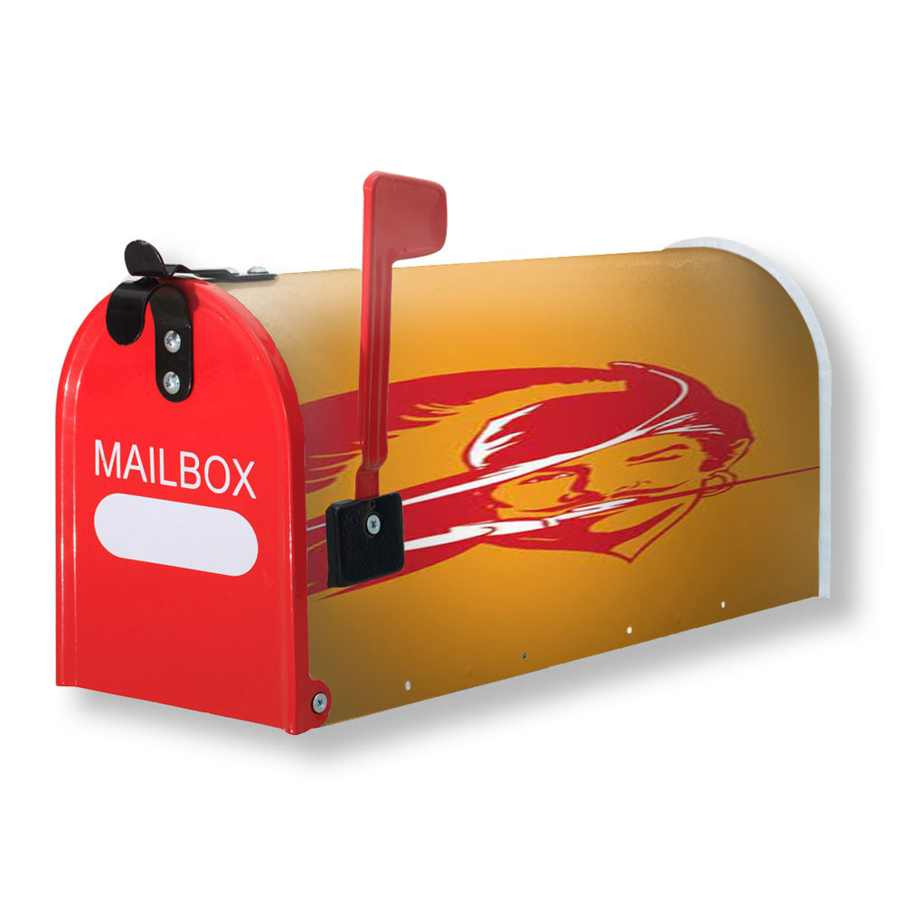 Tampa Bay Bucs Logo On Orange Magnetic Mailbox Cover - 18.0" x 21.0"