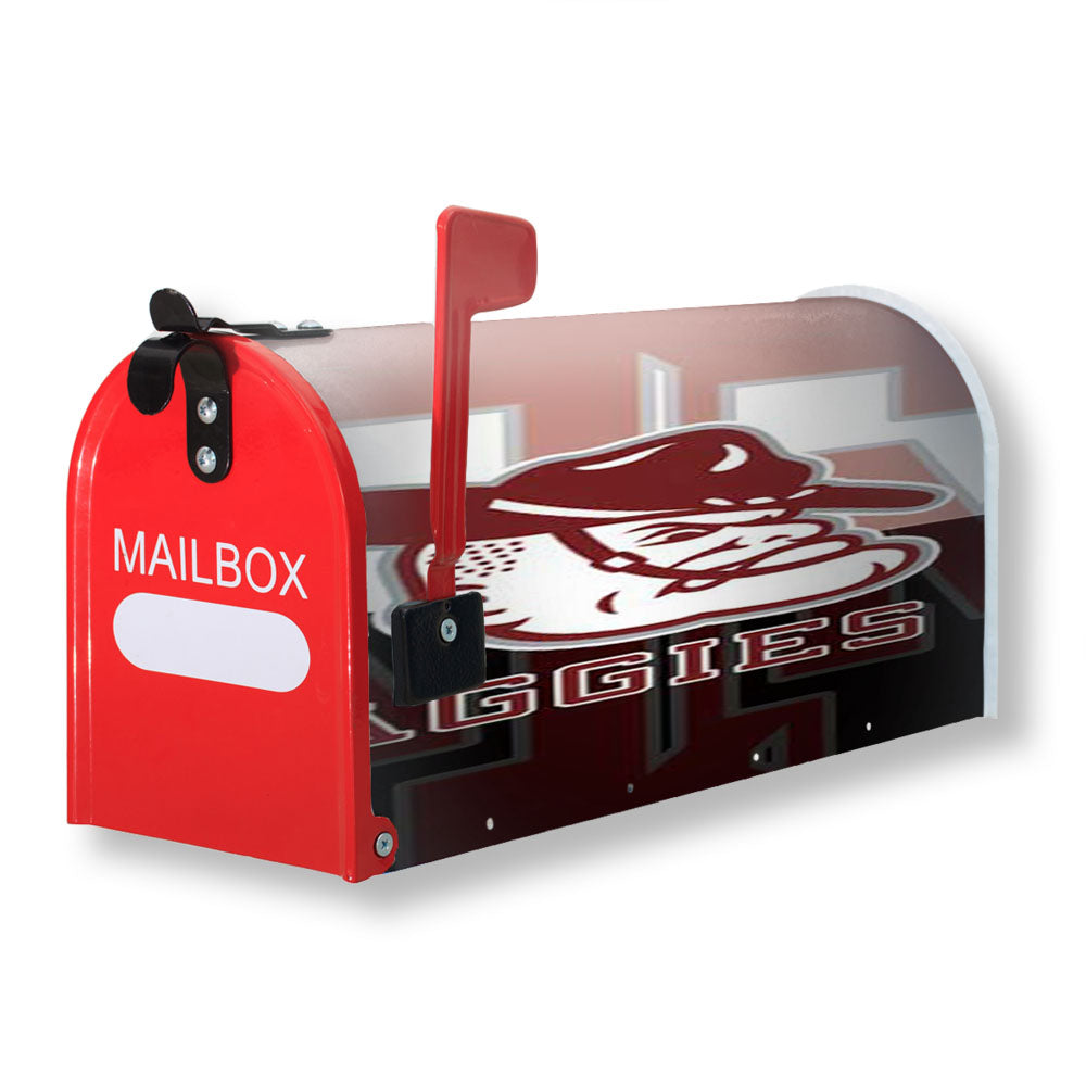 Texas A M Face Fade Magnetic Mailbox Cover - 18.0" x 21.0"