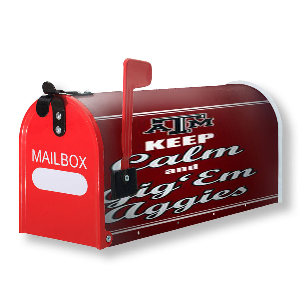 Texas A M Gig Em Aggies Magnetic Mailbox Cover - 18.0" x 21.0"