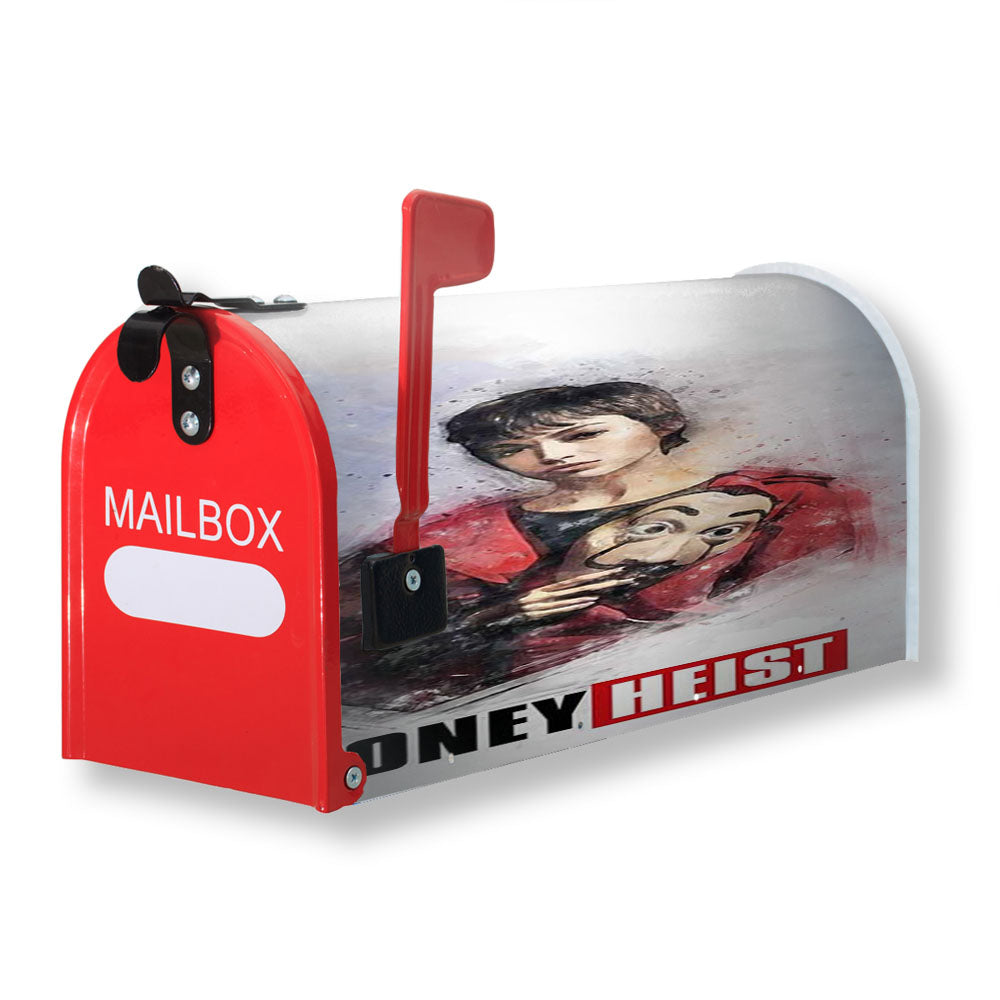 Tokyo Art Money Heist Magnetic Mailbox Cover - 18.0" x 21.0"