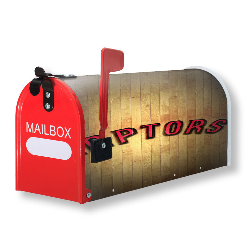 Toronto Raptors Hardwood Magnetic Mailbox Cover - 18.0" x 21.0"
